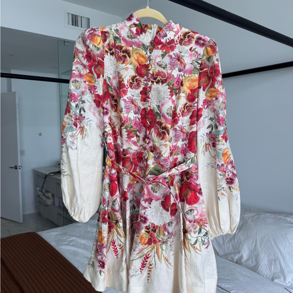 Zimmermann linen wonderland dress